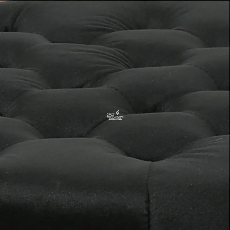 Solid Bliss Circle Pouf CRUZ INTERNATIONAL