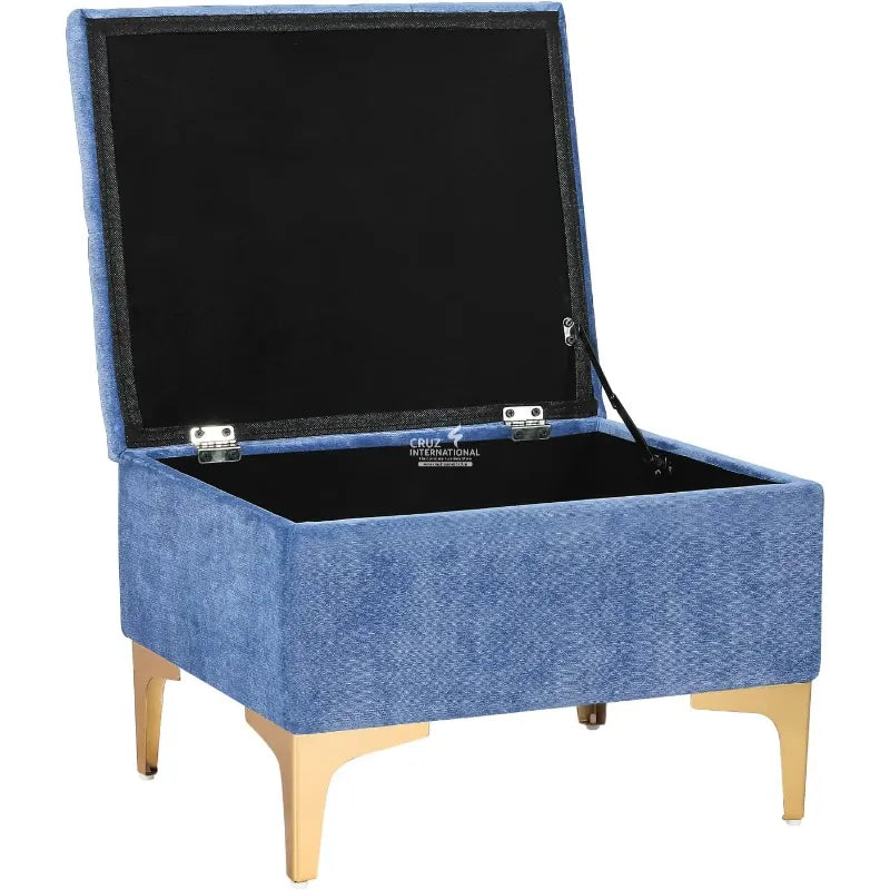 Velvet Luxury Pouf CRUZ INTERNATIONAL