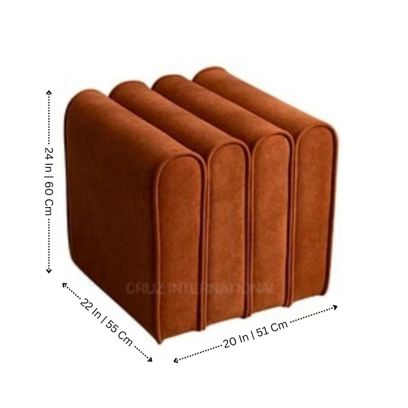 Cute Look Fabric Wing Chair for Living Room Office
