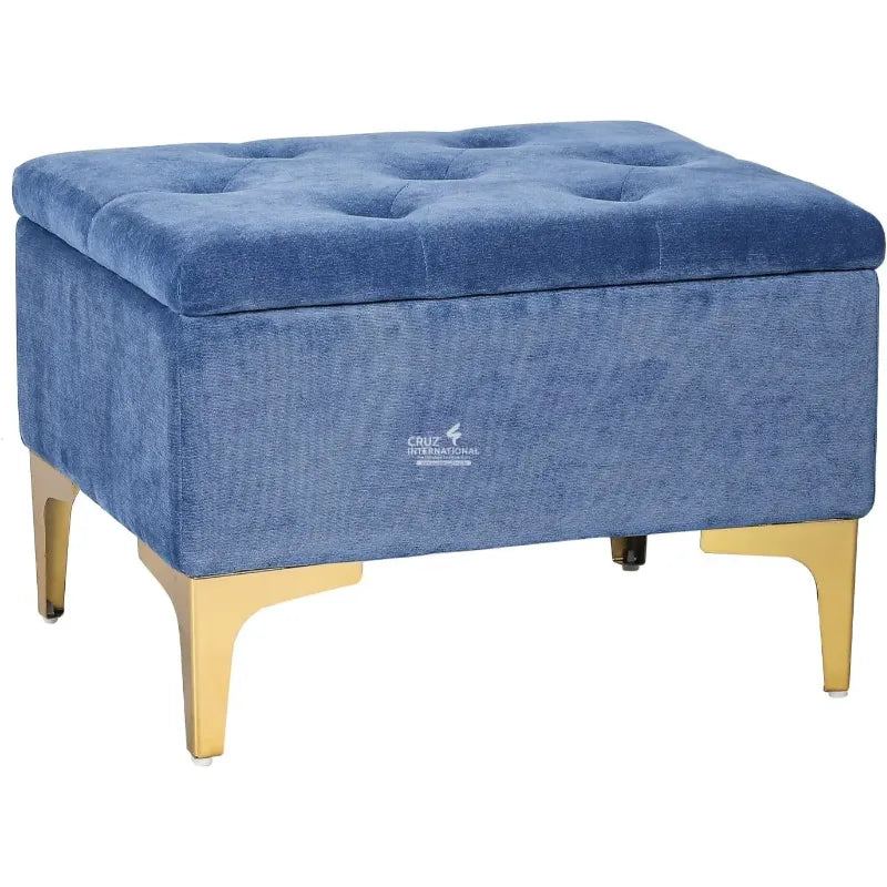 Velvet Luxury Pouf CRUZ INTERNATIONAL