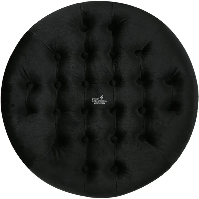 Solid Bliss Circle Pouf CRUZ INTERNATIONAL