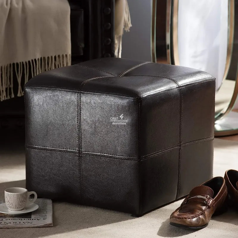 Velvet Dreams Footstool CRUZ INTERNATIONAL