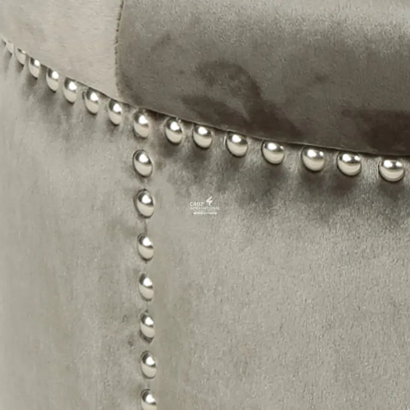 Solid Bliss Circle Pouf CRUZ INTERNATIONAL