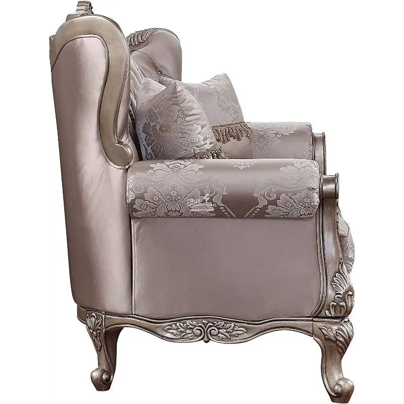 Royal Antique Carved Sofa 3 Seaters CRUZ INTERNATIONAL