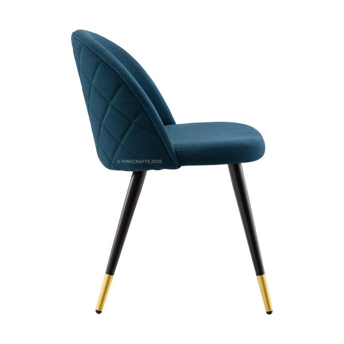 Velvet Dining Chair – Solid Wood Frame