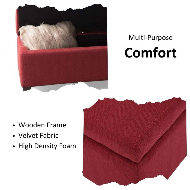 Modern Bench Ottoman with Storage