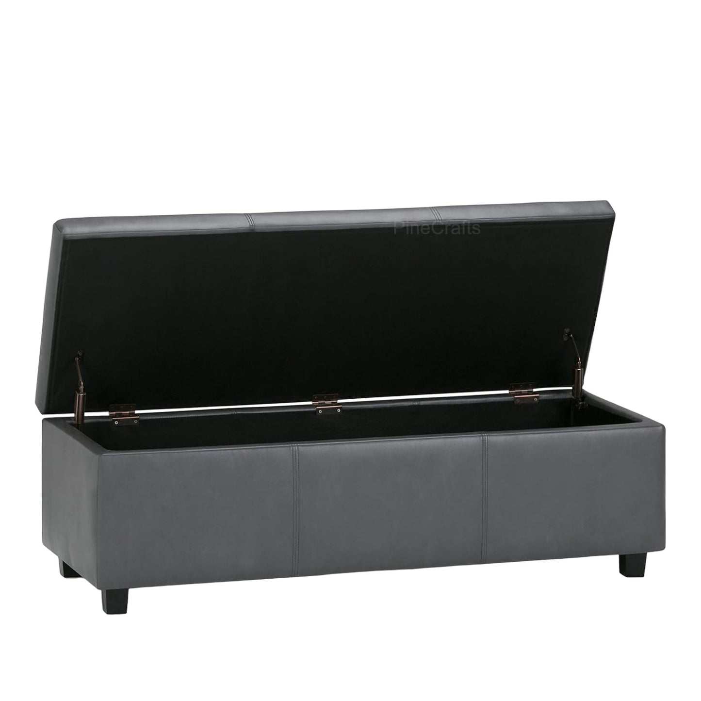 Stylish Velvet Bench Ottoman with Stainless Steel Legs