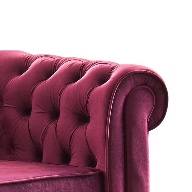 Royal Button Tufted 3 Seater Sofa for Living Room