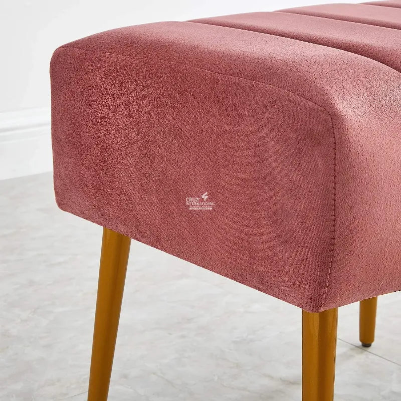 Velvet Whisper Footstool CRUZ INTERNATIONAL