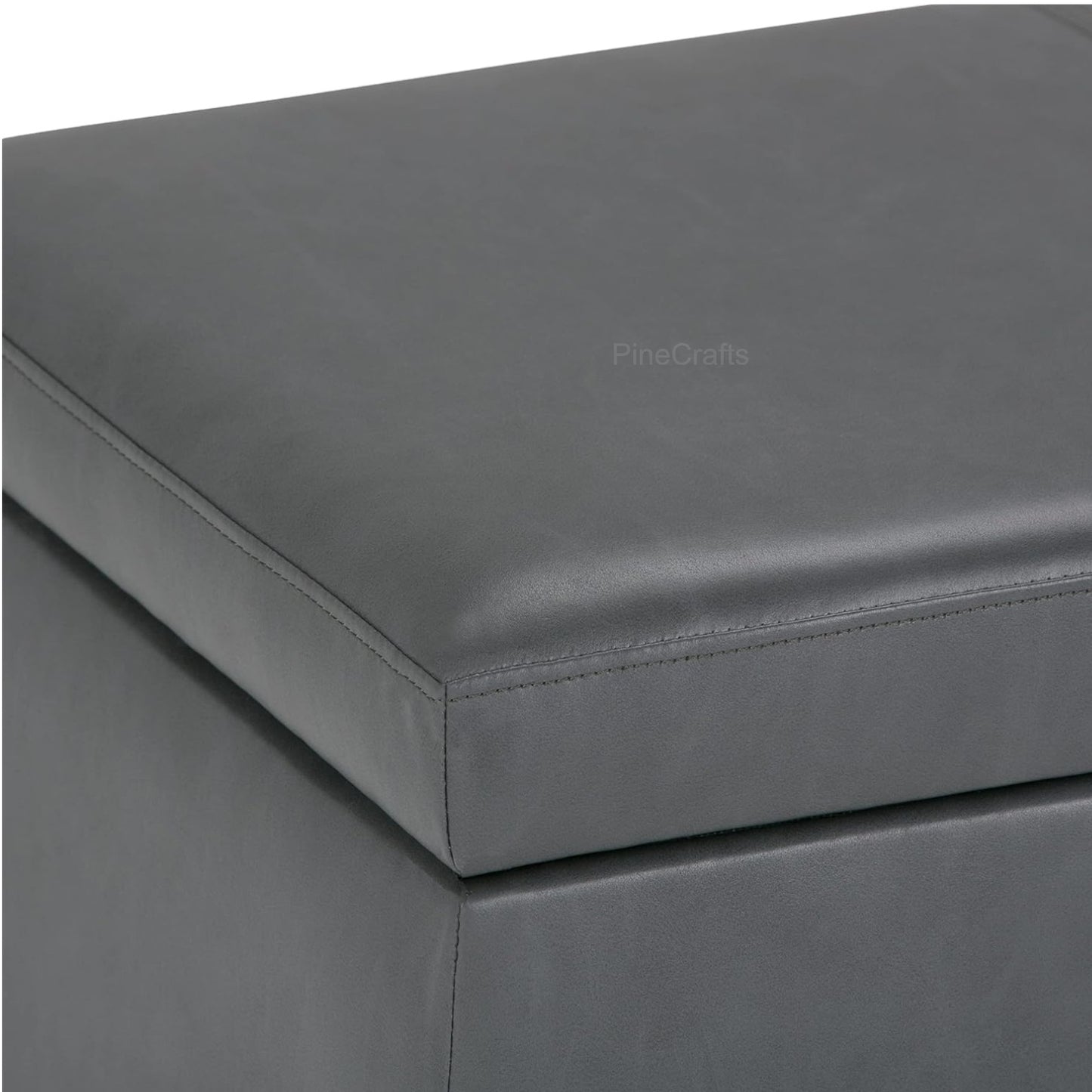 Stylish Velvet Bench Ottoman with Stainless Steel Legs