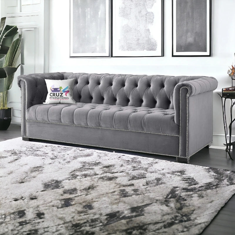 Royal Fabric 3 Seater Sofa Couch for Studio