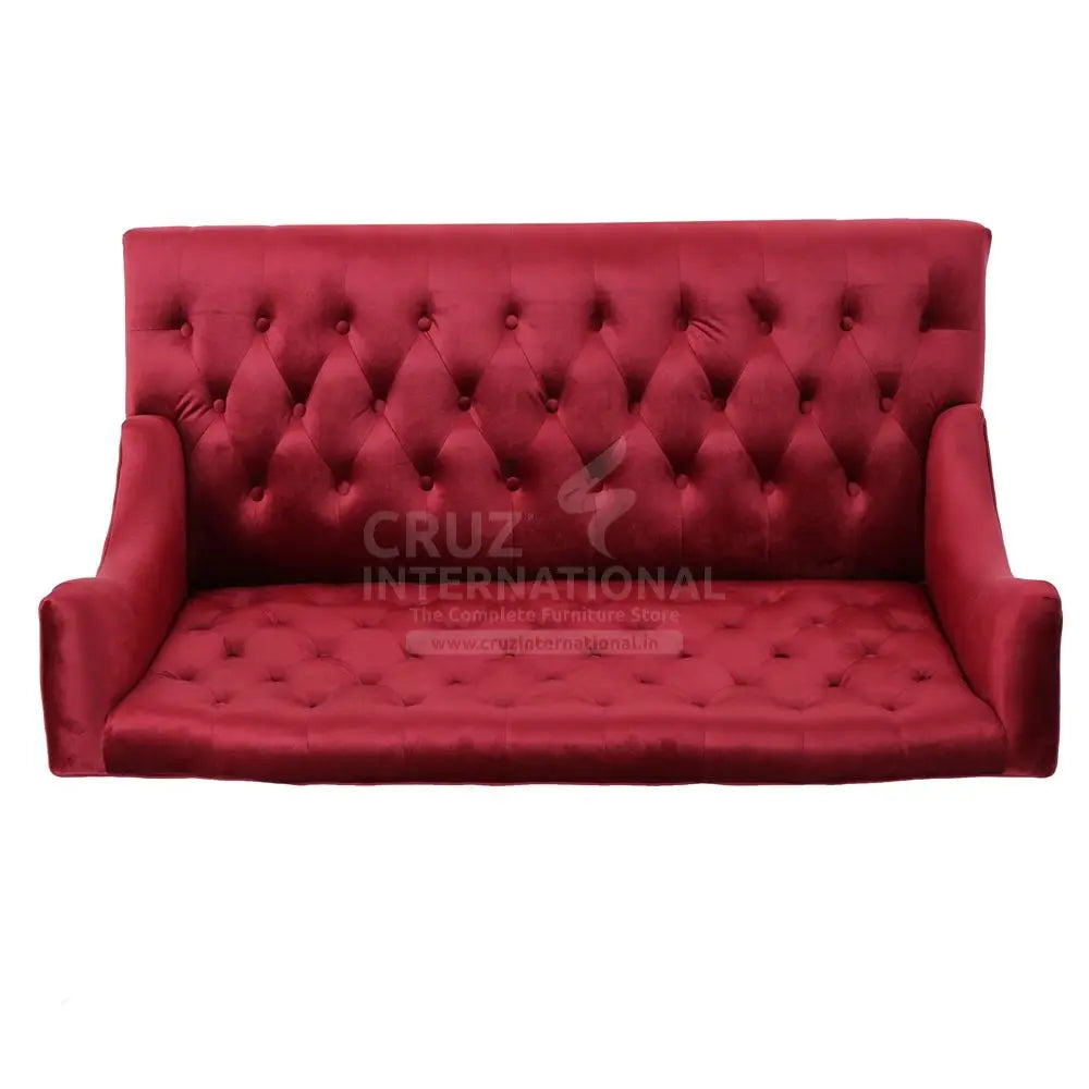 Sofa Set Maroon CRUZ INTERNATIONAL