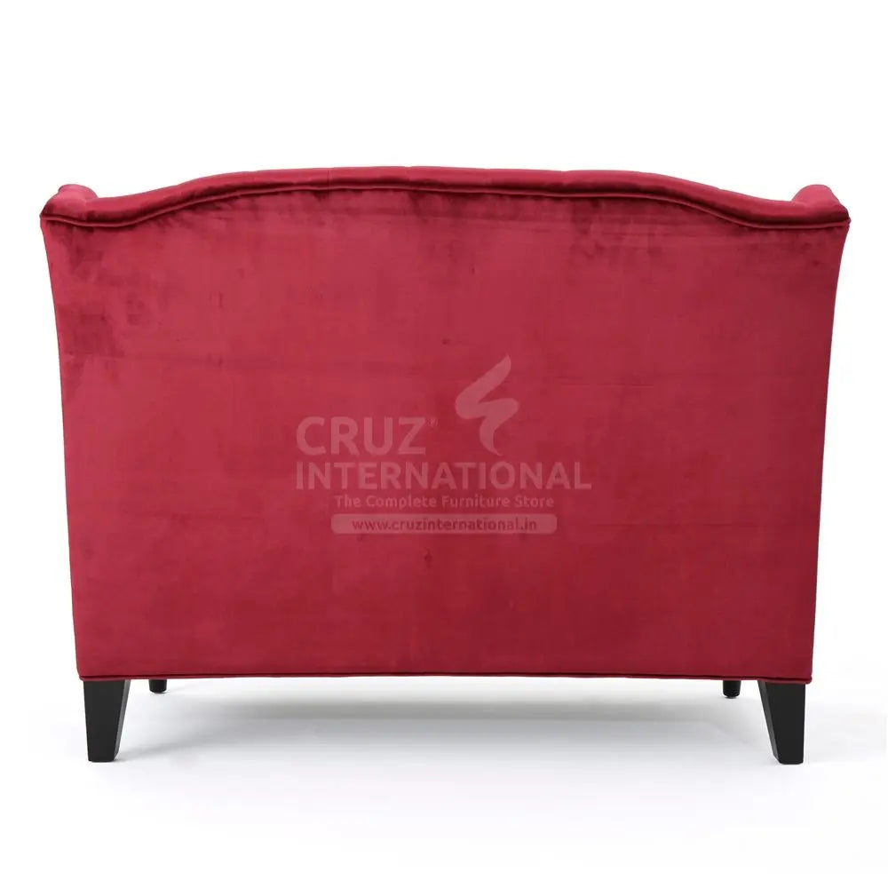 Sofa Set Maroon CRUZ INTERNATIONAL