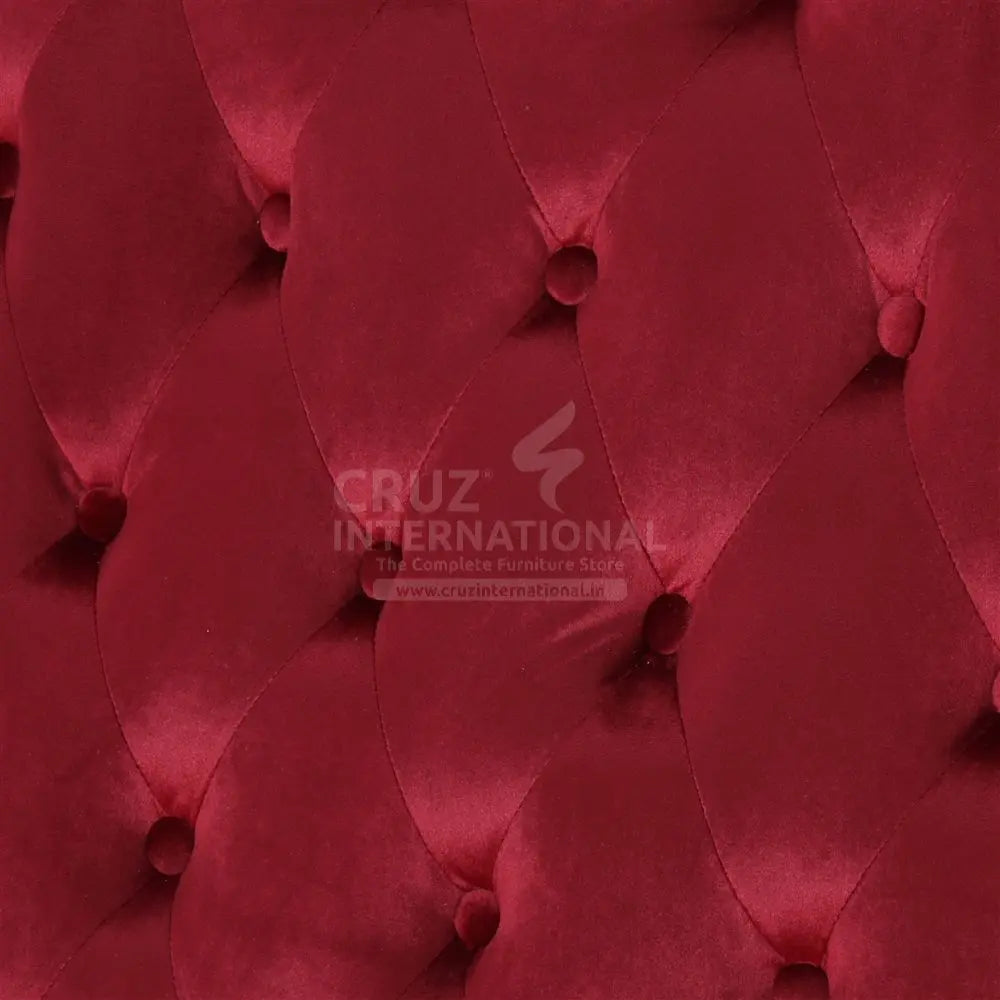 Sofa Set Maroon CRUZ INTERNATIONAL