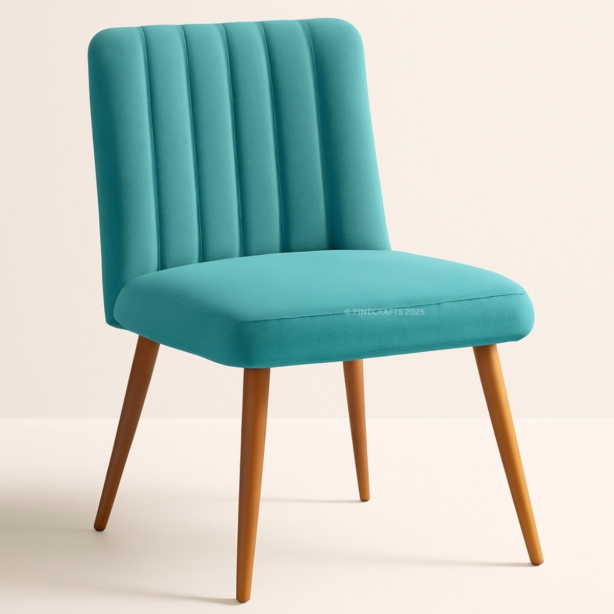 Velvet Dining Seat, Solid Wood