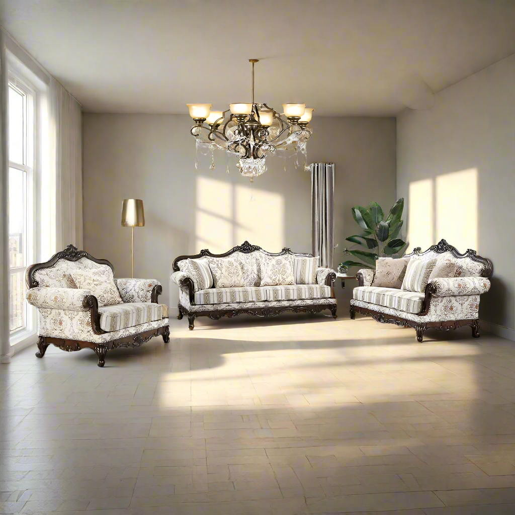 Luxury Home Carving Teakwood Sofa
