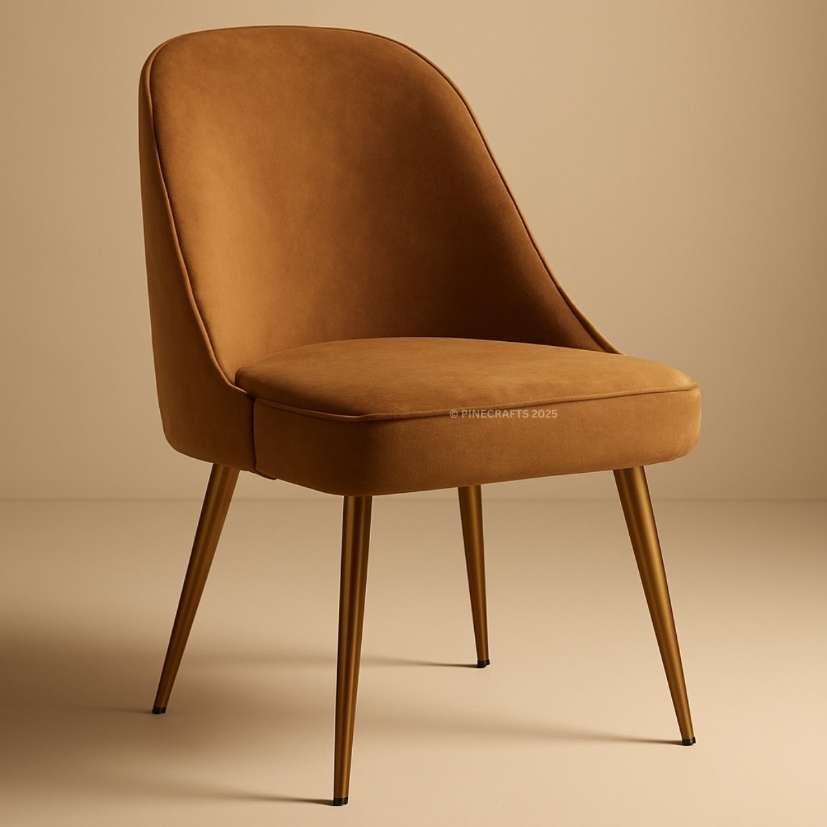 Contemporary Velvet Dining Chair