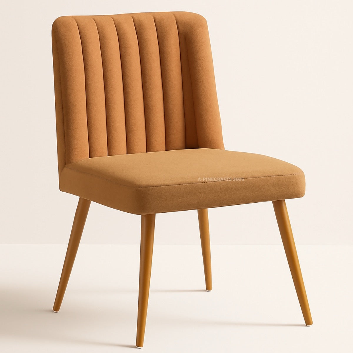 Velvet Dining Seat, Solid Wood