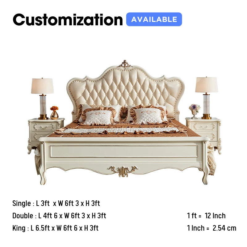 Maharaja Carved Unique Look Bed