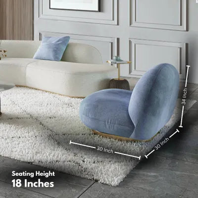 Round Sofa with Chair (Full Size)