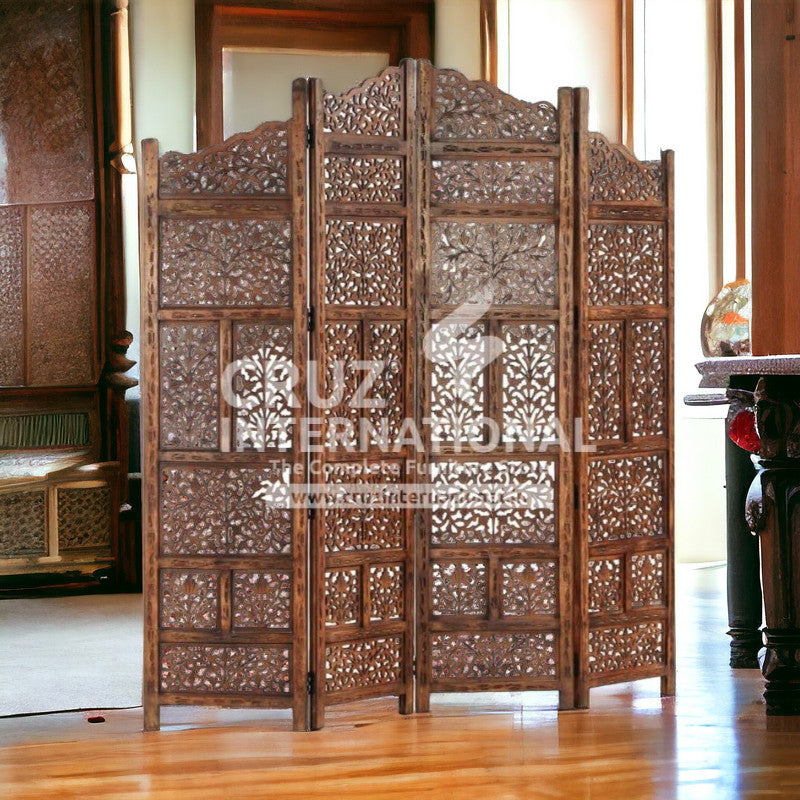 Ever Green Wooden Partition | Room Divider