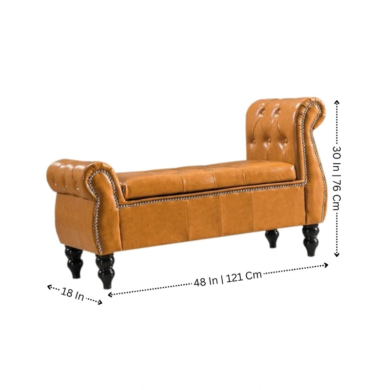 Modern Look Cute Fabric Settee