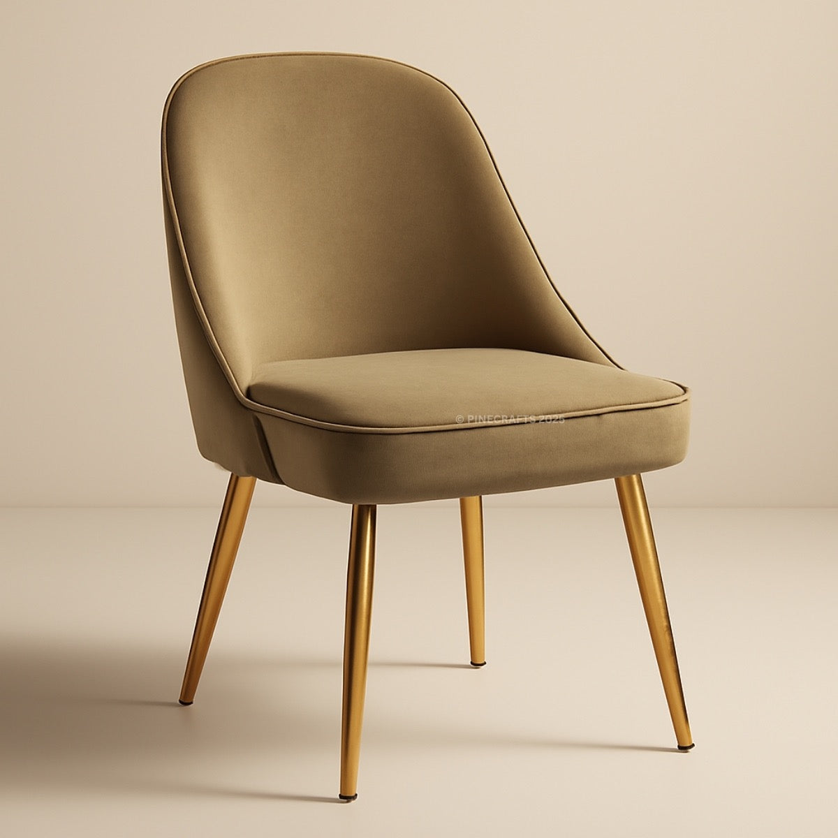 Contemporary Velvet Dining Chair