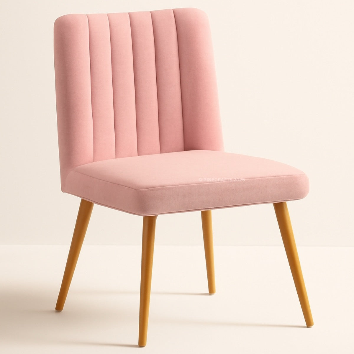 Velvet Dining Seat, Solid Wood