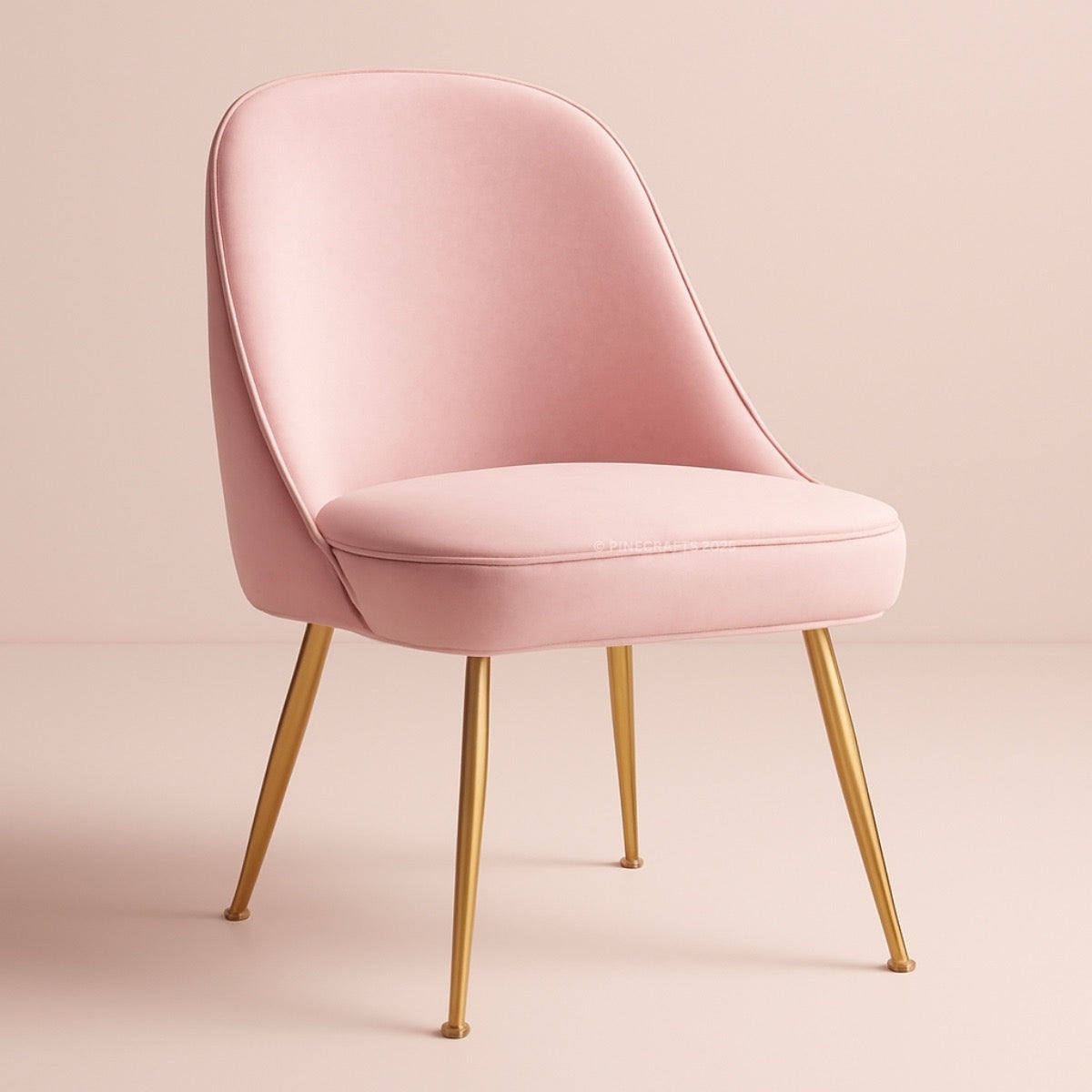 Contemporary Velvet Dining Chair