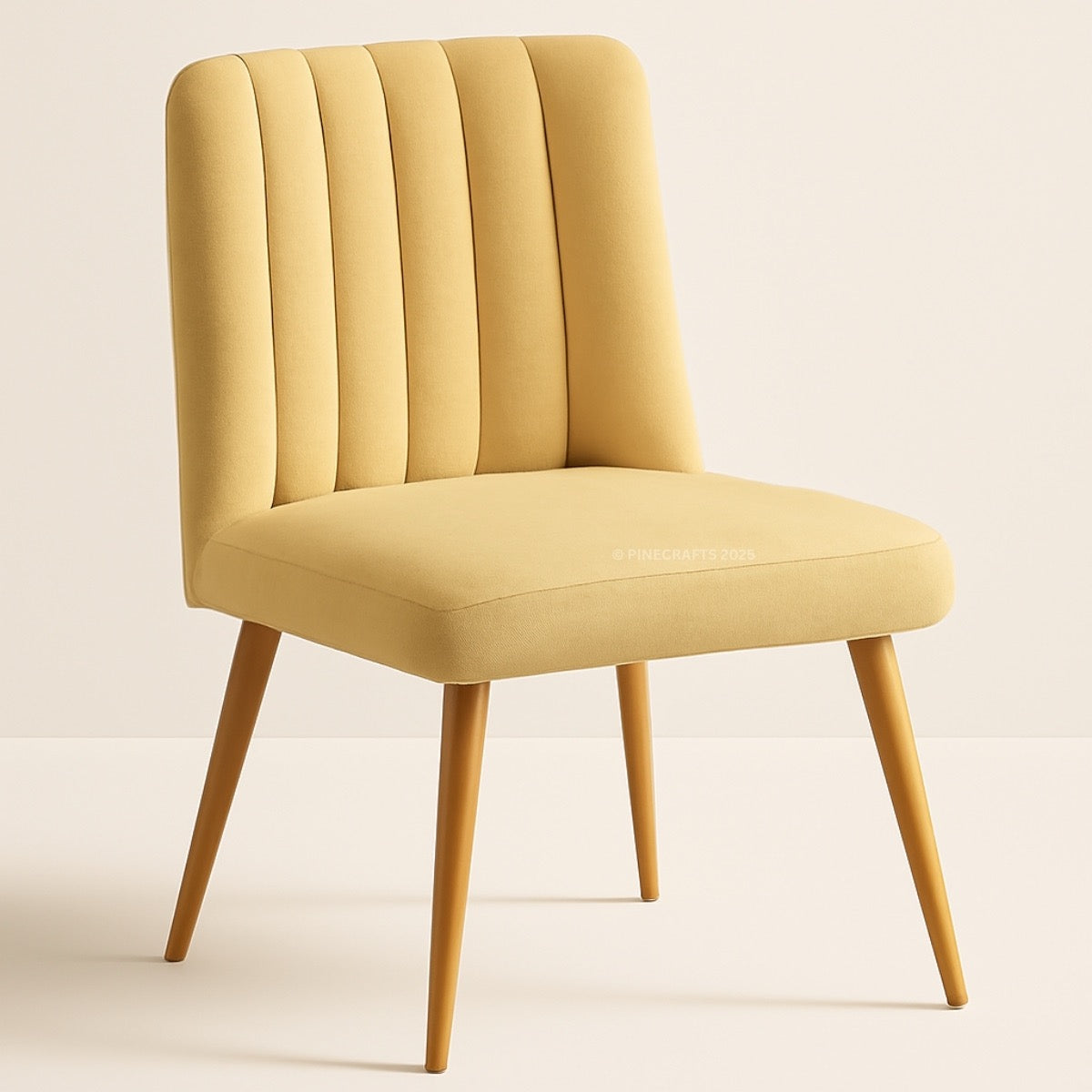 Velvet Dining Seat, Solid Wood