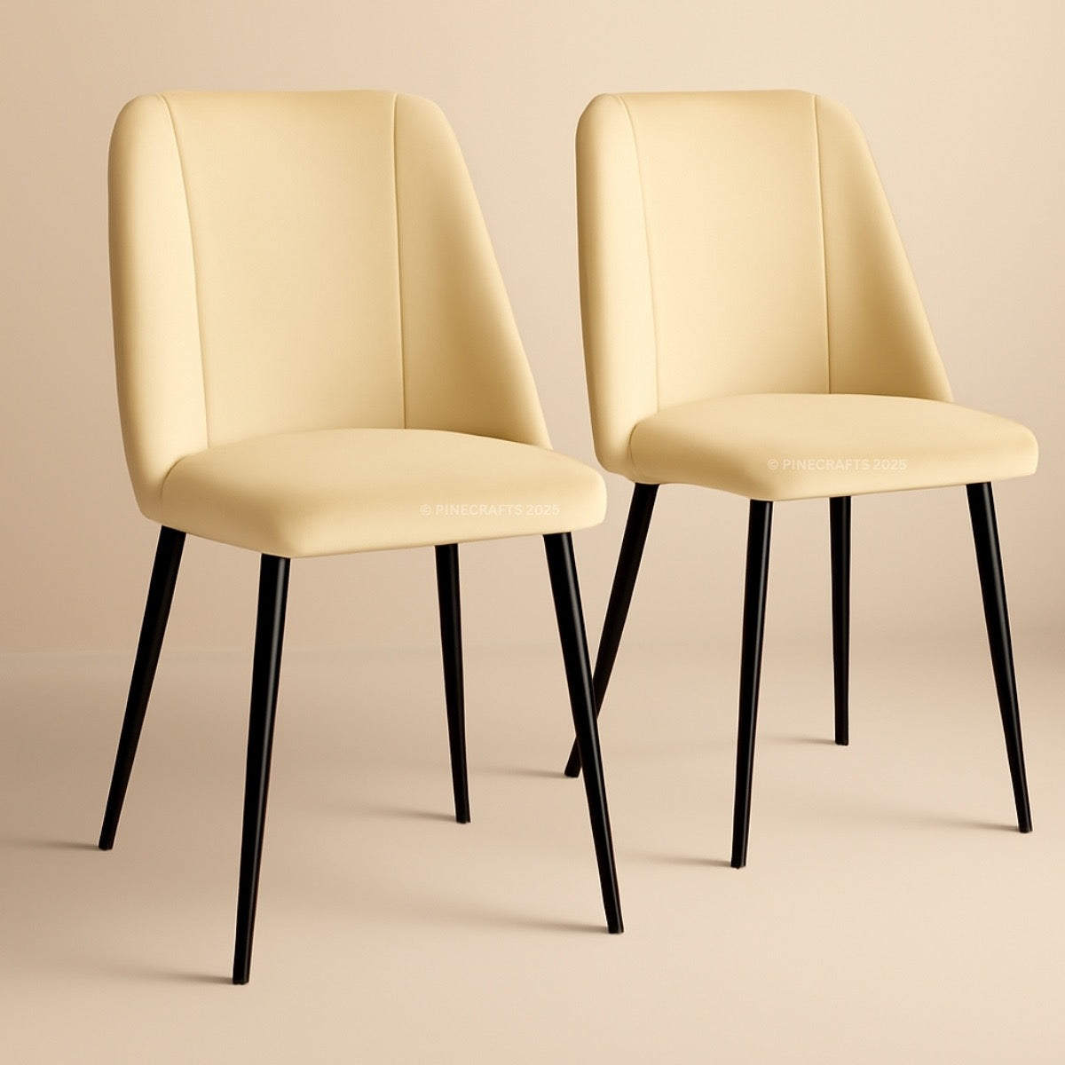 Premium Velvet Dining Chair for Home & Office (Pack of 2)