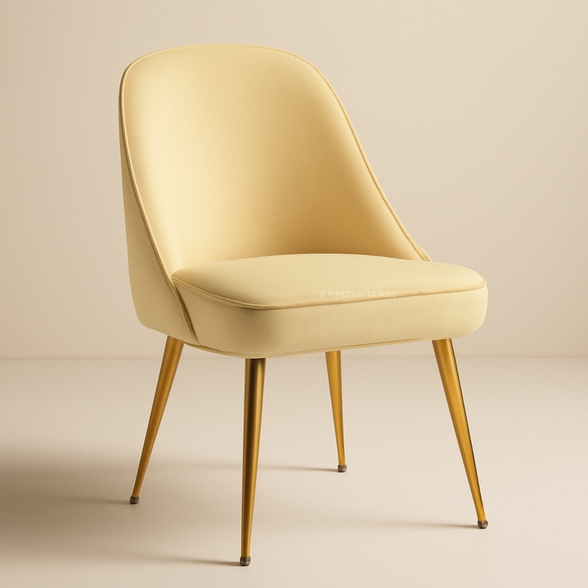 Contemporary Velvet Dining Chair