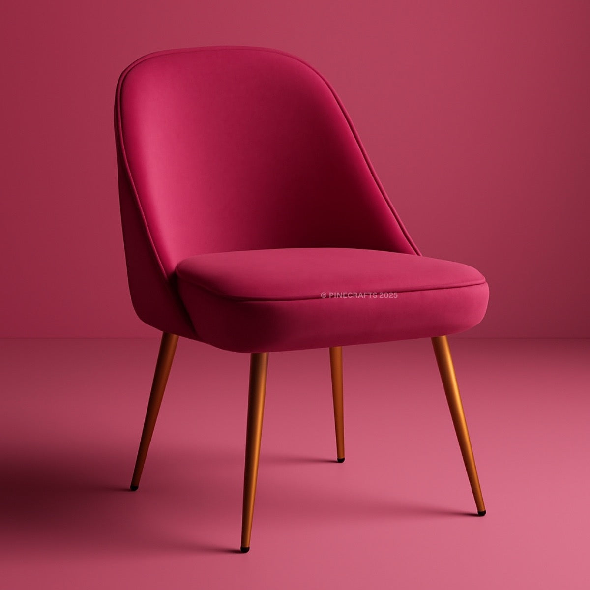Contemporary Velvet Dining Chair