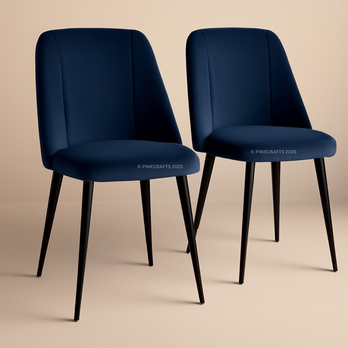 Premium Velvet Dining Chair for Home & Office (Pack of 2)