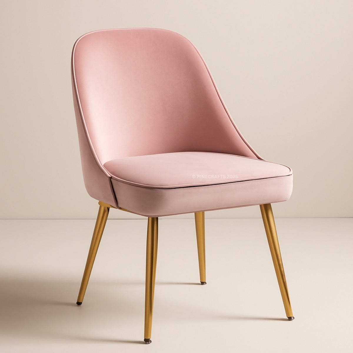 Contemporary Velvet Dining Chair