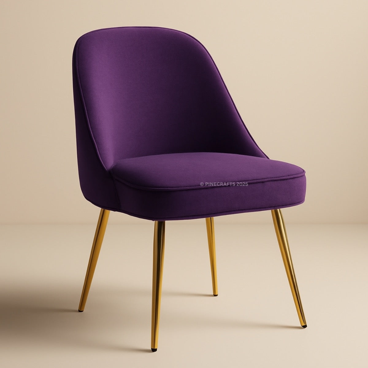 Contemporary Velvet Dining Chair