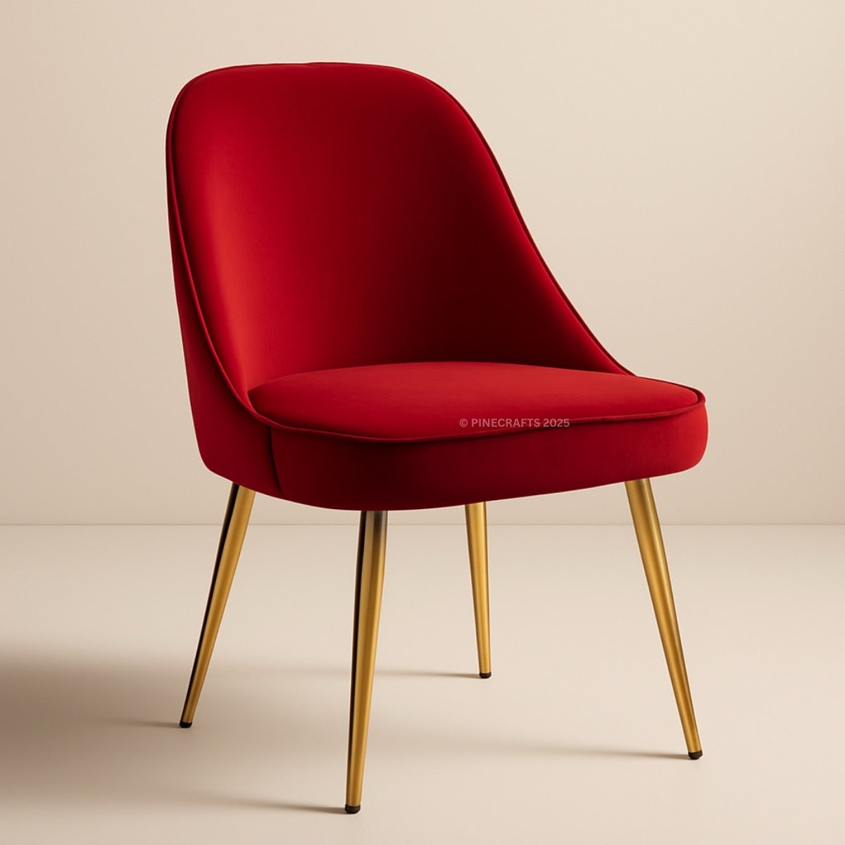 Contemporary Velvet Dining Chair