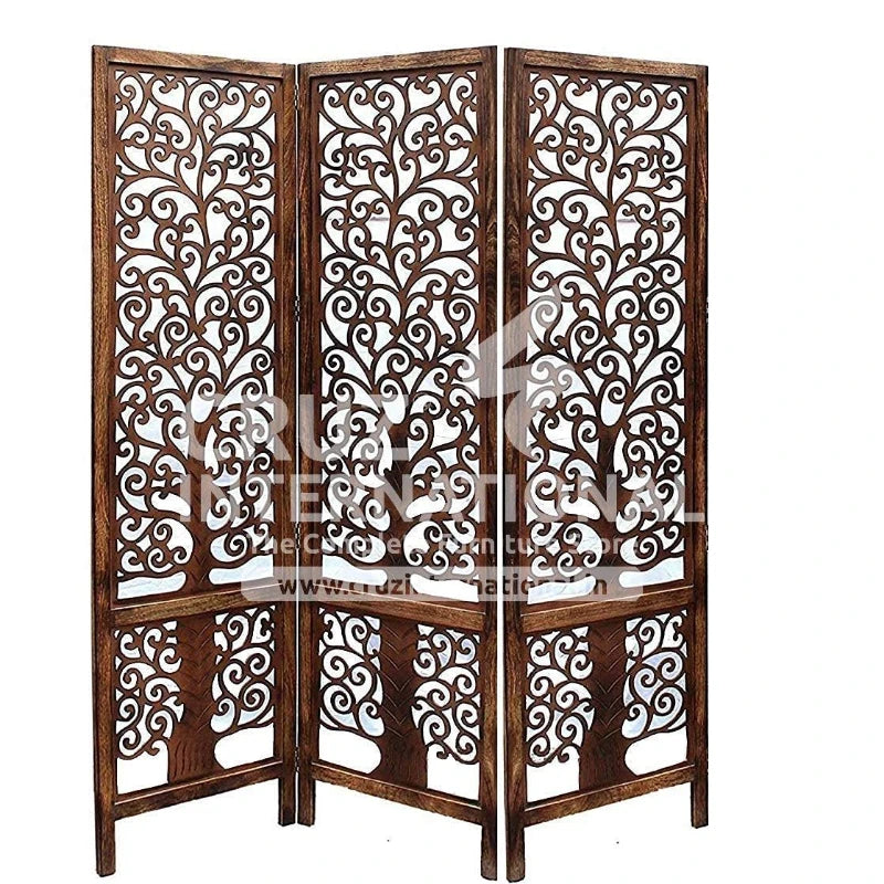 Ever Green Wooden Partition | Room Divider