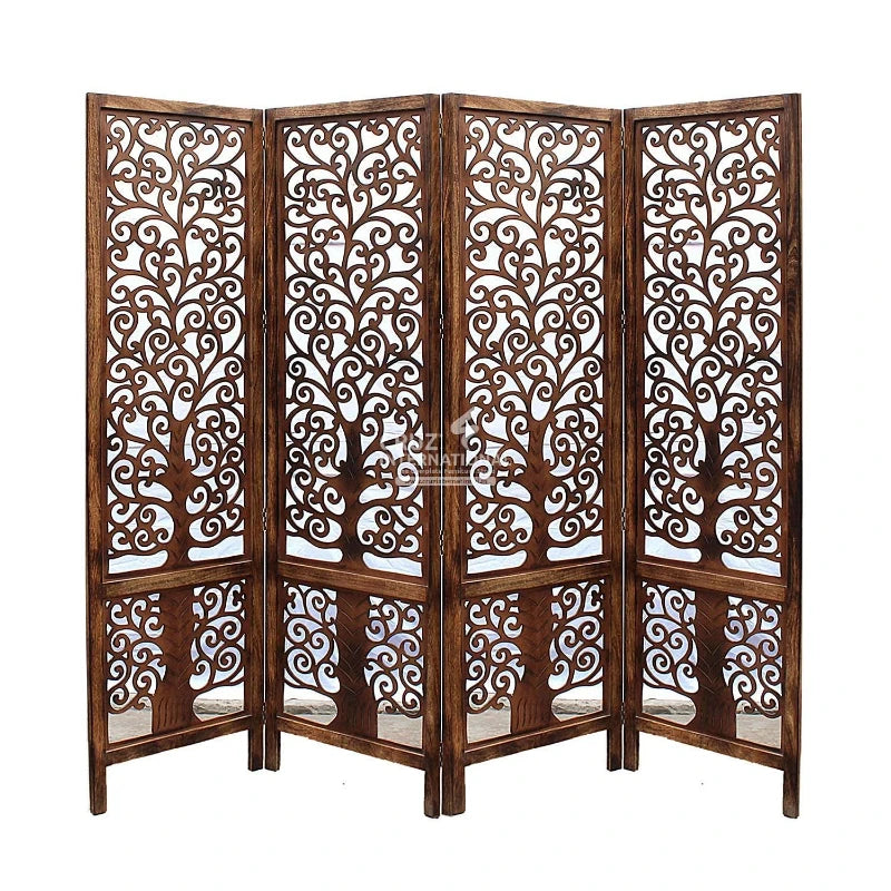 Ever Green Wooden Partition | Room Divider