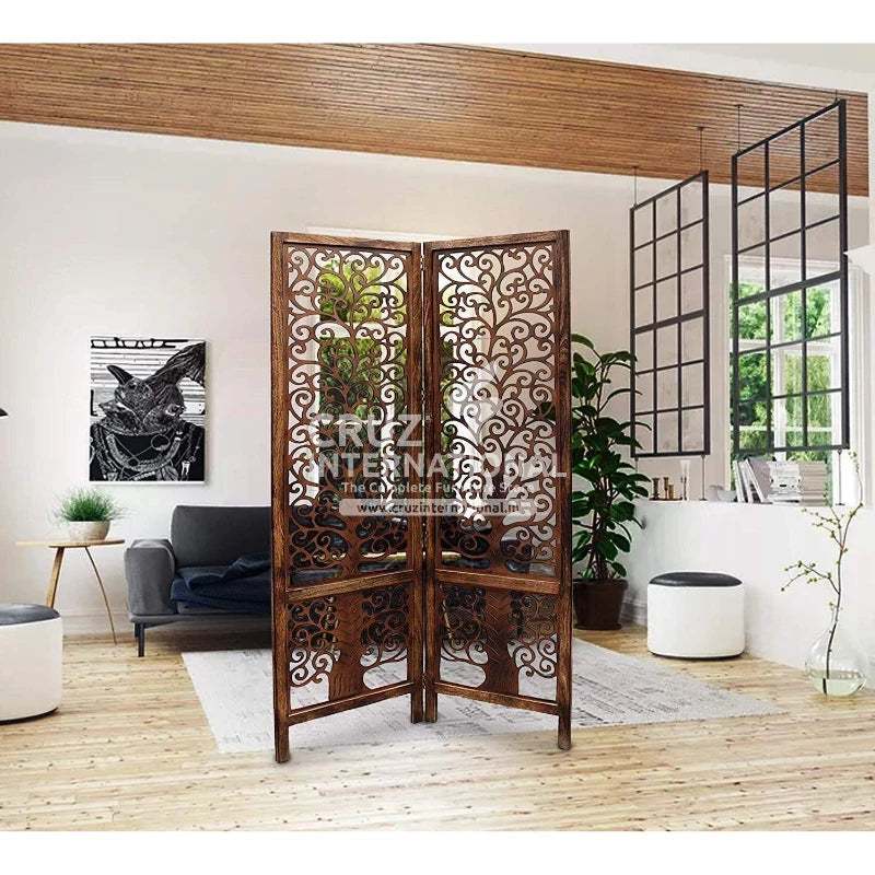Ever Green Wooden Partition | Room Divider