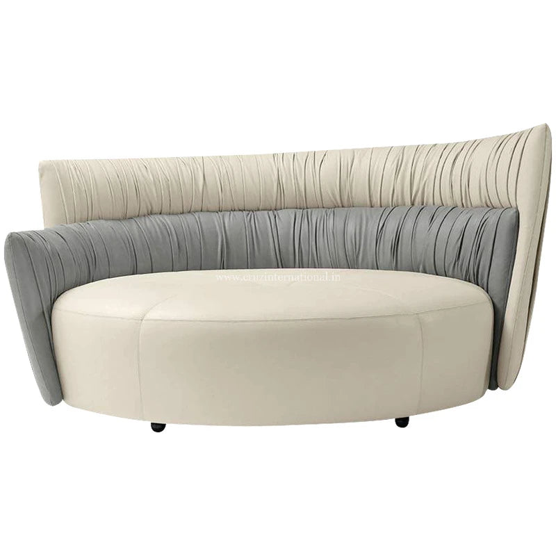Modern 3 Seater Round Comfortable Sofa
