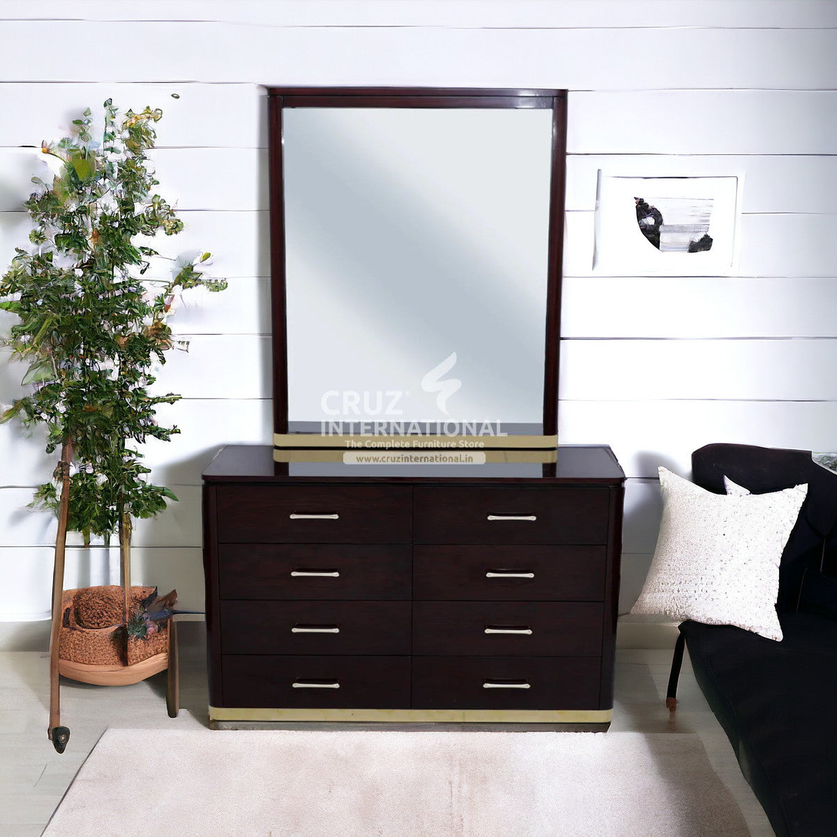 Royal Black Dressing Table