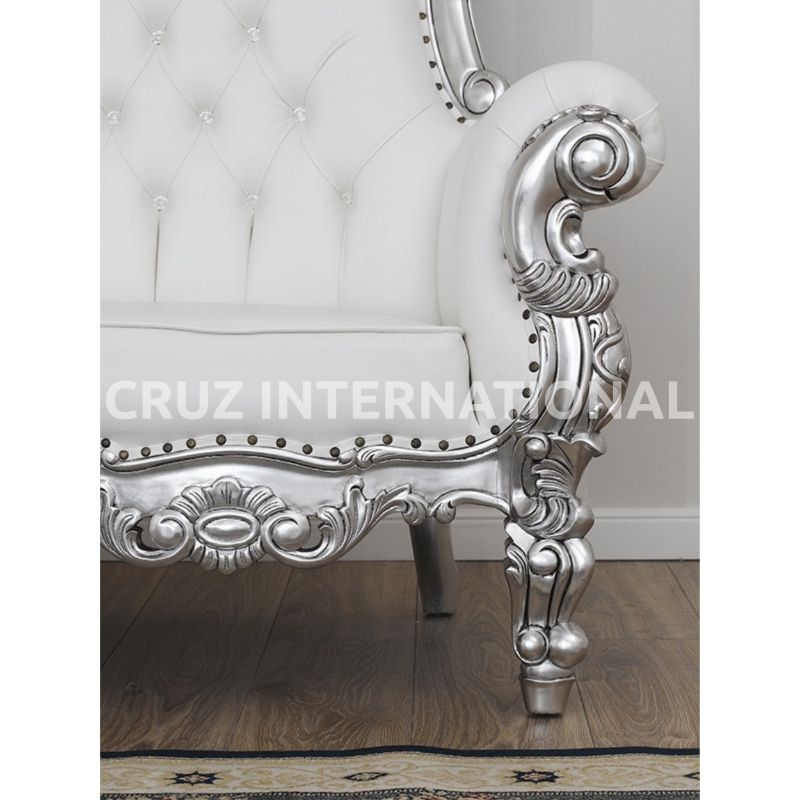 Classic Oakley Carving High Back Sofa & Settee | Standard CRUZ INTERNATIONAL