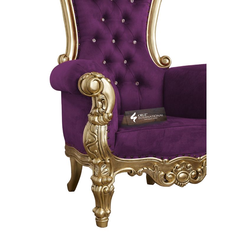Maharaja Mikaela Chair & Single Sofa | Solid Wood CRUZ INTERNATIONAL