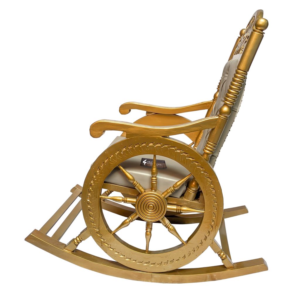 Premium Isabella Rocking Chair | Golden | 7 Colours Available CRUZ INTERNATIONAL