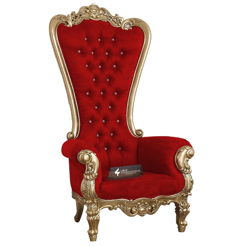 Maharaja Josefine Chair & Single Sofa | Solid Wood CRUZ INTERNATIONAL