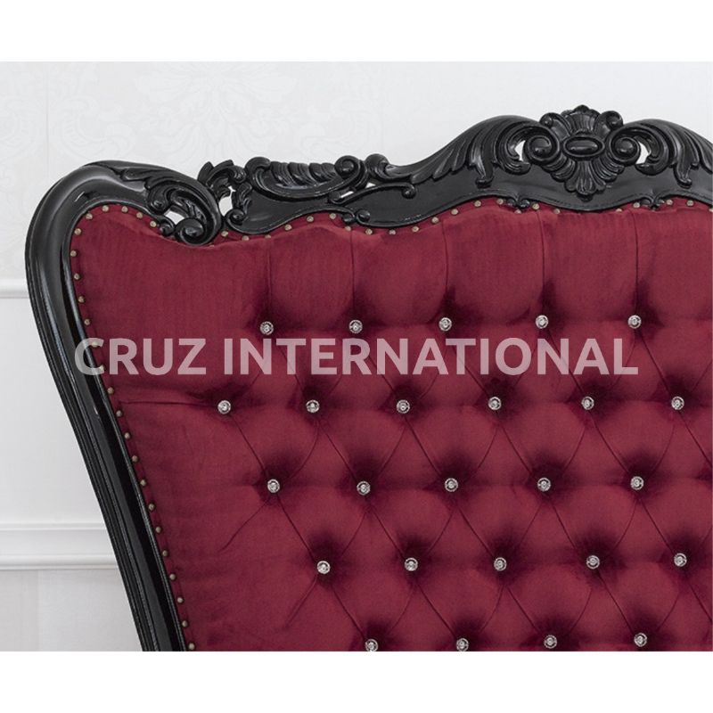 Classic Oakley Carving High Back Sofa & Settee | Standard CRUZ INTERNATIONAL