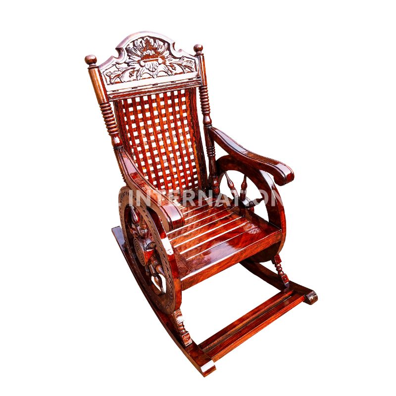 Evergreen Dagny Rocking Chair | Rosewood CRUZ INTERNATIONAL