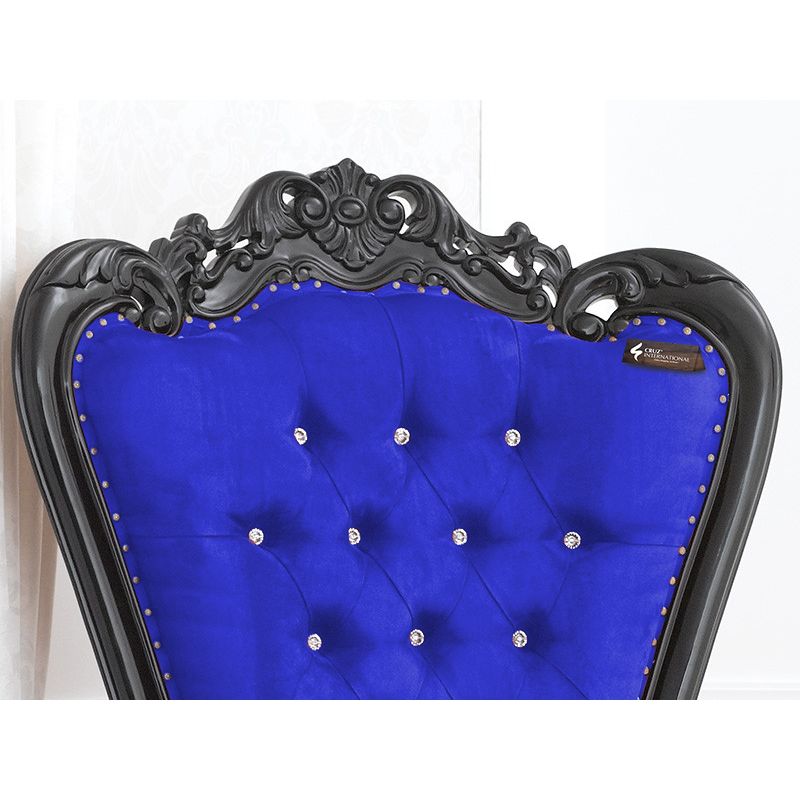 Maharaja Branka Chair | Solid wood | Velvet CRUZ INTERNATIONAL