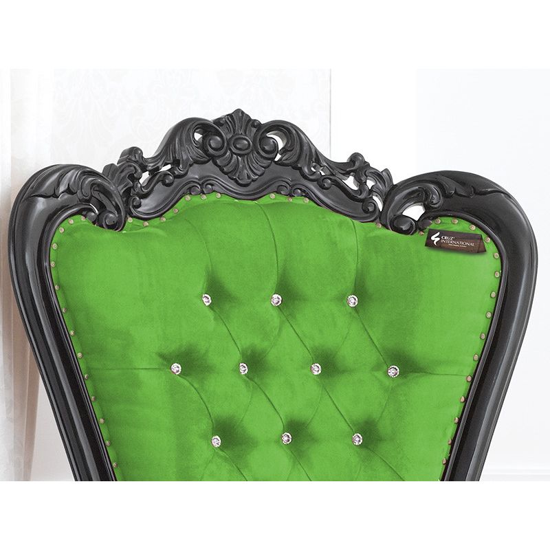 Maharaja Branka Chair | Solid wood | Velvet CRUZ INTERNATIONAL